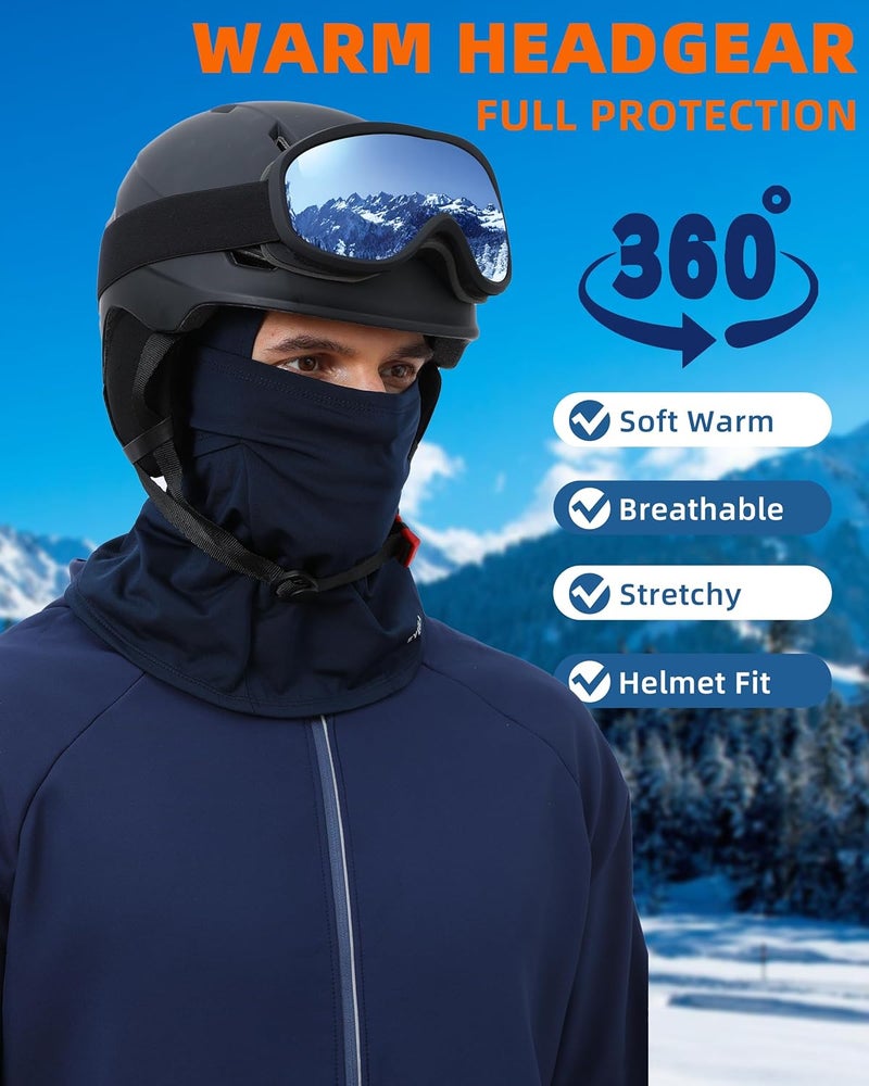 Eyegla Balaclava Ski Mask for Men Cold Weather,Winter Thermal Face Mask Women for Snowboarding Motorcycle Cycling - Image 2